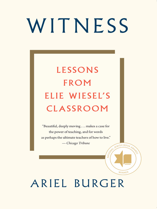 Title details for Witness by Ariel Burger - Available